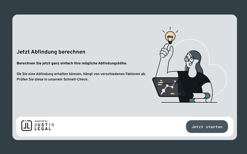 Lead Booster - Abfindungsrechner mit Whitelabel